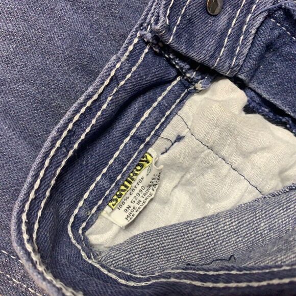 Vintage 80s Sanroy Kids Size 10 Denim Jeans High Waist Disco Fancy Pocket Unisex - Picture 6 of 6